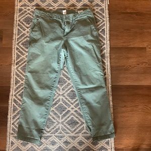 Gap green khaki pants 8p